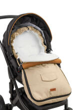 Romper Bag for Pushchair– cappuccino polar fleece (95x40) 