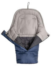 Combi 3in1 Romper Bag – navy/grey polar fleece