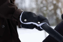 Pushchair Glove/Muff – navy blue