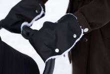 Pushchair Glove/Muff – navy blue