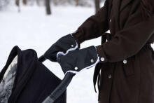 Pushchair Glove/Muff – navy blue