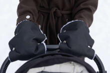 Pushchair Glove/Muff – navy blue