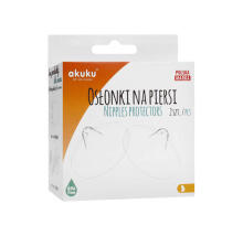 AKUKU Art.A0249 Silicone nipple protectors in case (2 pcs)