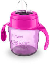 SCF551/03 CUP WITH MOUTHPIECE 200 ML 6+ PINK *