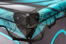Black mosquito net for playpens and travel cots