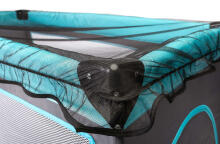 Black mosquito net for playpens and travel cots