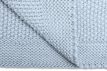 Knitted Blanket – blue