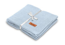 Knitted Blanket – blue