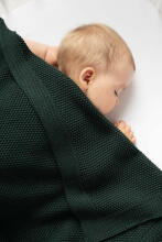 Knitted Blanket – blue