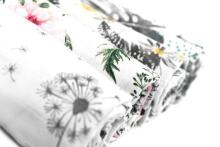 Muslin swaddle blanket – roses