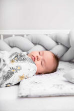 Muslin swaddle blanket – roses