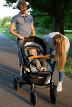 Waffle pushchair liner – clearing mint