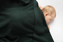 Knitted Blanket – mustard