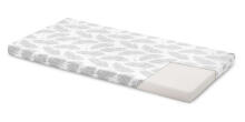 Cot Insert – grey feathers