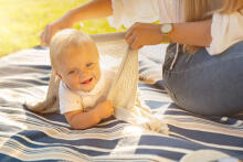 Bamboo blanket – grey
