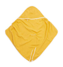 Child seat muslin swaddle blanket for summer – mustard