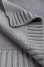 Bamboo and cotton blanket – grey
