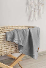 Bamboo and cotton blanket – grey