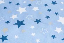 PILLOWCASE FOR FEEDING PILLOW - STARS BLUE