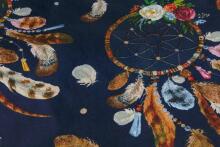 PILLOWCASE FOR FEEDING PILLOW - DREAMCATCHERS NAVY