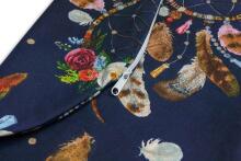 PILLOWCASE FOR FEEDING PILLOW - DREAMCATCHERS NAVY