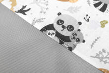 BASKET FOR TOYS MEDIUM - RACCOONS GREY