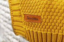 HOODED SWADDLE BLANKET 100% BAMBOO GIFT MUSTARD