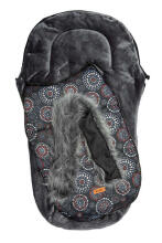 OLAF ROMPER BAG - ROSETTES BLACK