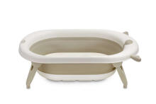 Foldable travel bath tub – BEIGE