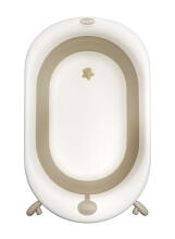 Foldable travel bath tub – BEIGE