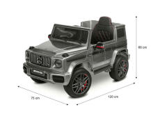 BATTERY RIDE-ON VEHICLE MERCEDES BENZ G63 AMG SILVER