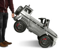 BATTERY RIDE-ON VEHICLE MERCEDES BENZ G63 AMG SILVER