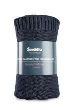 Bamboo and cotton blanket – NAVY