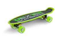 SKATEBOARD DEXTER GREEN + HELMET AND PROTECTORS