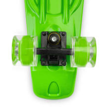 SKATEBOARD DEXTER GREEN + HELMET AND PROTECTORS