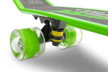 SKATEBOARD DEXTER GREEN + HELMET AND PROTECTORS