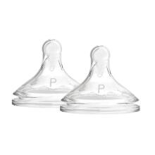 WN0201 Preemie Flow Wide-Neck Silicone Options+ Nipple, 2-Pack