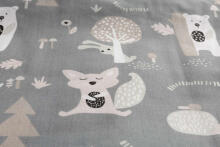 COTTON-MUSLIN SET PACK. GRAPHITE  