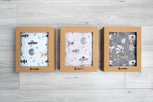 COTTON-MUSLIN SET PACK. GRAPHITE  