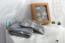 COTTON-MUSLIN SET PACK. GRAPHITE  