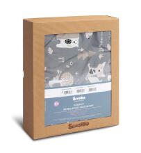 COTTON-MUSLIN SET PACK. GRAPHITE  