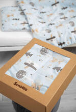 COTTON-MUSLIN SET PACK. BLUE 