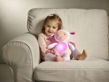 074365 SHEEP WITH NIGHT LIGHT PINK 