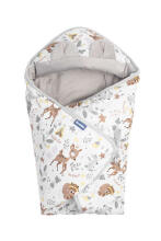 Velvet carry-cot swaddle blanket –  WHITE FOREST ADVENTURE