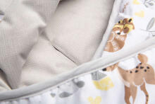 Velvet carry-cot swaddle blanket –  WHITE FOREST ADVENTURE