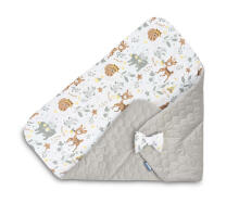 swaddle wrap VELVET WHITE FOREST ADVENTURE 75x75