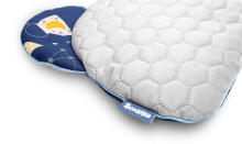CUSHION FOR STROLLER VELVET NAVY BLUE FOXES