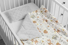 COT SET CLOUDS PLUSH KARO