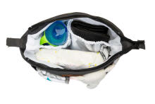 Stroller organizer – grey cranes