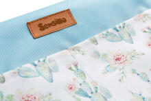 Stroller organizer – light blue cacti